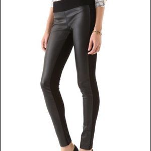 Club Monaco Faux Leather Leggings- Size 4